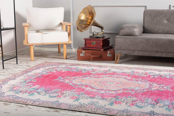 Conceptum Hypnose Kusový koberec Blues Chenille - Pink AL 250, Vícebarevná