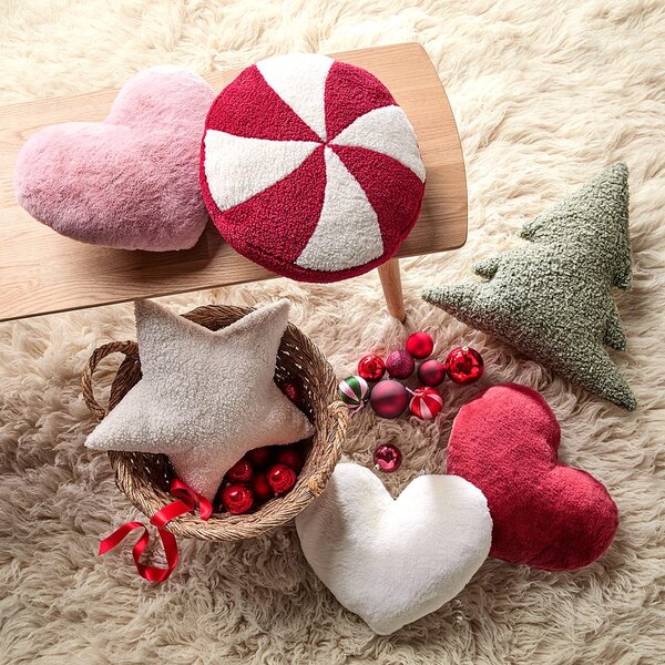 HEART Polštář - červená