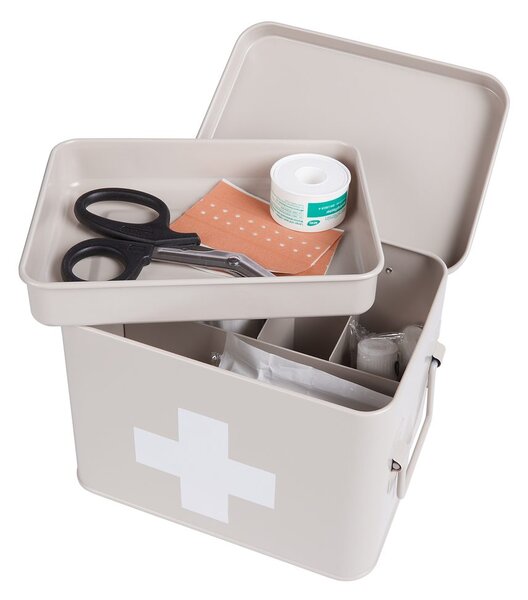 MEDIC Box na léky - béžová