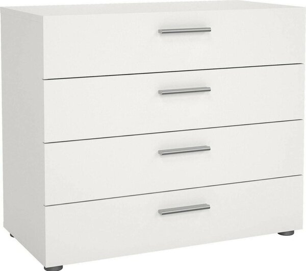 TYHJA Komoda se 4 zásuvkami - bílá - š 70 x h 40 x v 75 cm