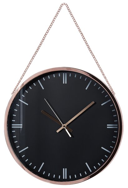 Nástěnné hodiny BEZAS 30 cm Černá