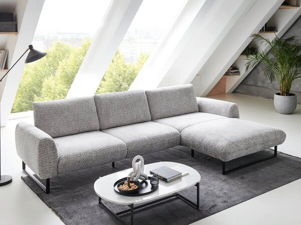 Designová rohová sedací souprava ROMA s ohebnými opěrkami Pravý roh