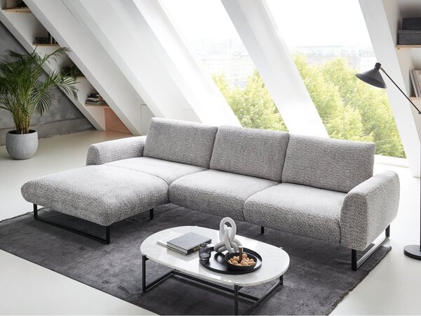 Designová rohová sedací souprava ROMA s ohebnými opěrkami Levý roh