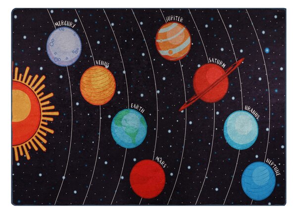 ASIR Dětský koberec(100 x 160 cm) GALAXY sluneční soustava