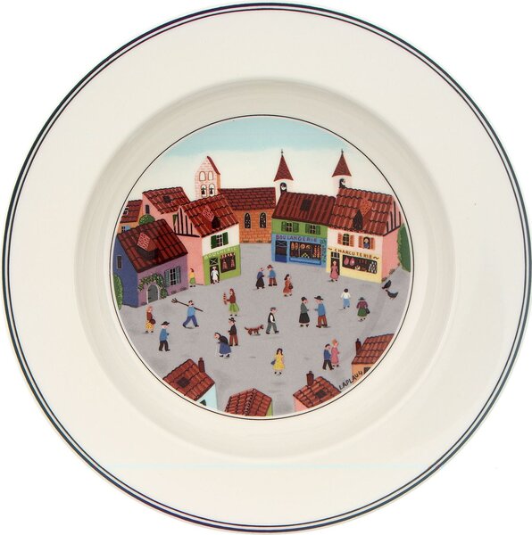 Hluboký talíř Design Naif Village 21 cm