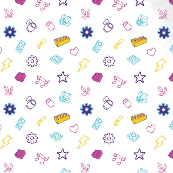 Bavlněné ložní povlečení LEGO Friends - motiv Good Vibes - 100% bavlna - 70 x 90 cm + 140 x 200 cm