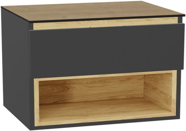 Excellent Tuto 2.0 čelo skříňky 80x2x21.9 cm pod umyvadlo závěsná šedá MLEX.2151.800.01.GR