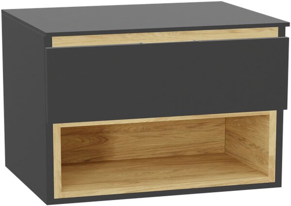 Excellent Tuto 2.0 čelo skříňky 80x2x21.9 cm pod umyvadlo závěsná šedá MLEX.2151.800.01.GR