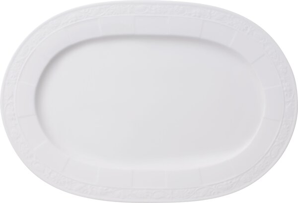 Villeroy & Boch 10-4389-2960 Servírovací talíř /mísa White Pearl oválné 35 cm