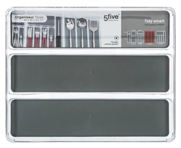 5five Simply Smart Příborník Clean 3 přihrádky 40x32 cm