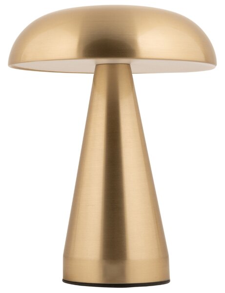 Present time Zlatá kovová nabíjecí stolní LED lampa Raelyn
