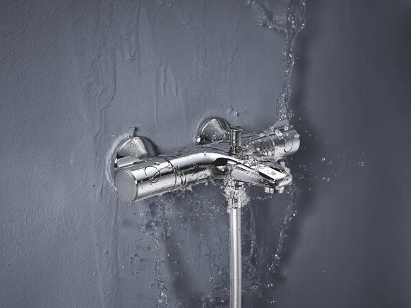 Grohe Grohtherm 800 vanová baterie na stěnu s termostatem chrom 34567000
