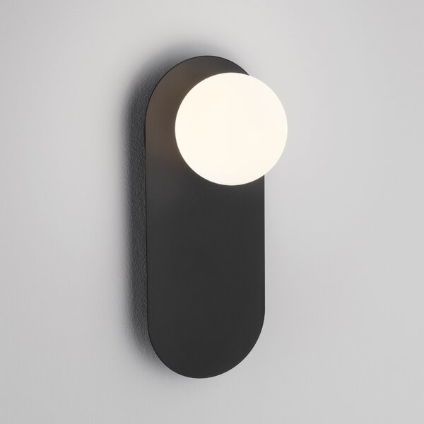 Černé kovové nástěnné světlo Nova Luce Blob