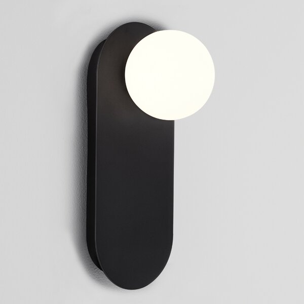 Černé kovové nástěnné světlo Nova Luce Blob