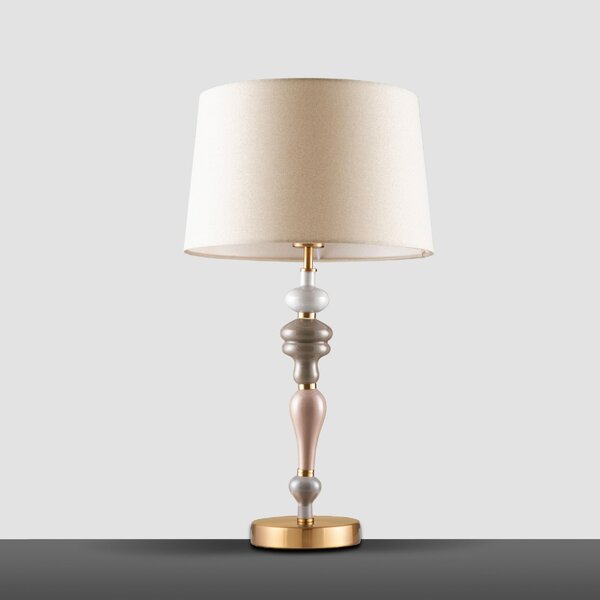 Béžová stolní lampa Nova Luce Damo