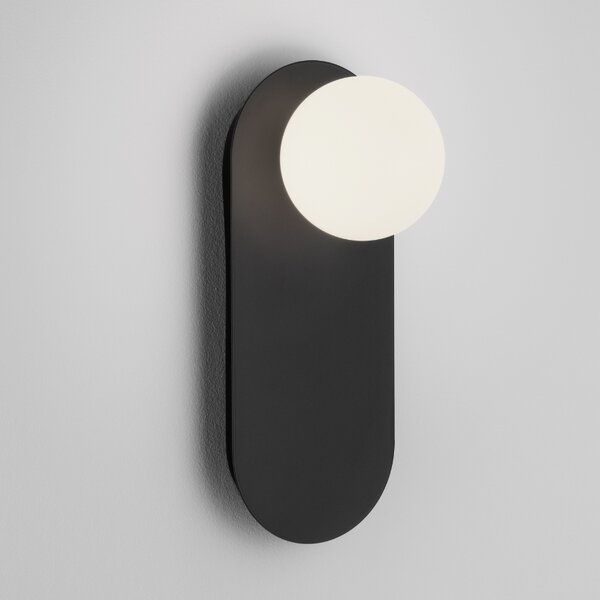 Černé kovové nástěnné světlo Nova Luce Blob