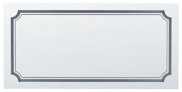 LED koupelnové zrcadlo ARROMACHNES 120 cm 60 cm Stříbrná
