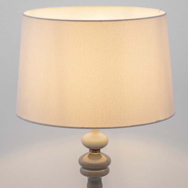Béžová stolní lampa Nova Luce Damo