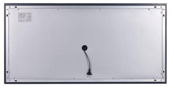 LED koupelnové zrcadlo AVRANCHES 120 cm 60 cm Stříbrná