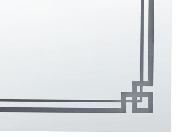 LED koupelnové zrcadlo AVRANCHES 120 cm 60 cm Stříbrná
