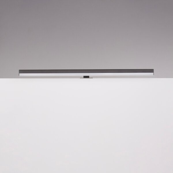 Černé kovové nástěnné LED světlo Nova Luce Glim 63 cm