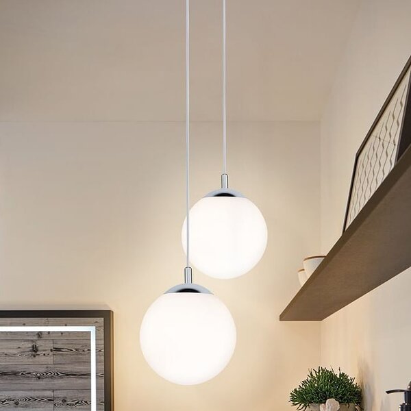 Paulmann Globe závěsné svítidlo 1x20 W chrom-satén 70895