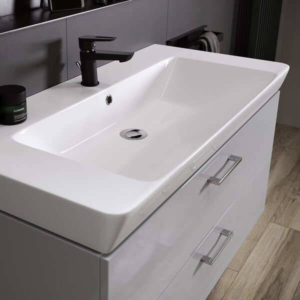Cersanit Mille umyvadla se skříňkou 60 cm šedá S801-317-DSM