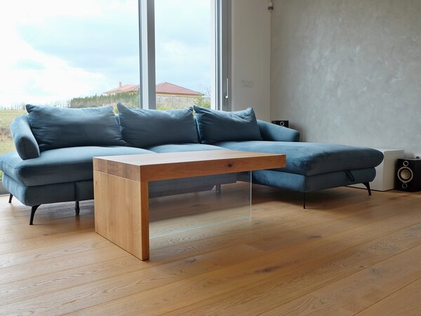 Majstrštych konferenční stolek Marabu - designový industriální nábytek velikost stolku (D x Š x V): 100 x 65 x 45 (cm)