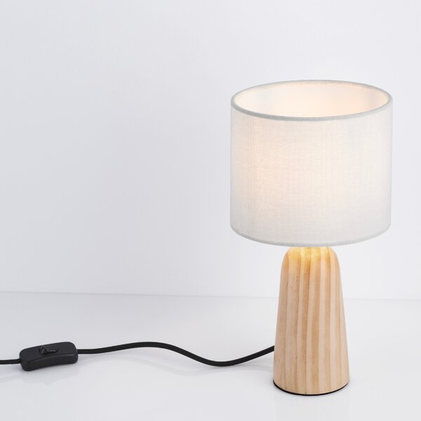 Bílá stolní lampa Nova Luce Oby