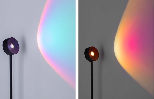 -25 % Dny MOMENTI– Černá kovová stojací LED lampa Nova Luce Irida 121 cm