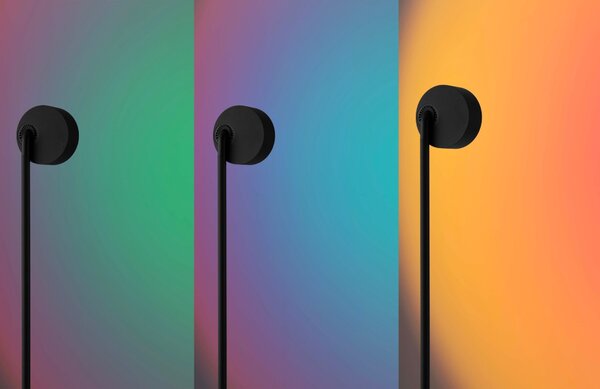 -25 % Dny MOMENTI– Černá kovová stojací LED lampa Nova Luce Irida 121 cm