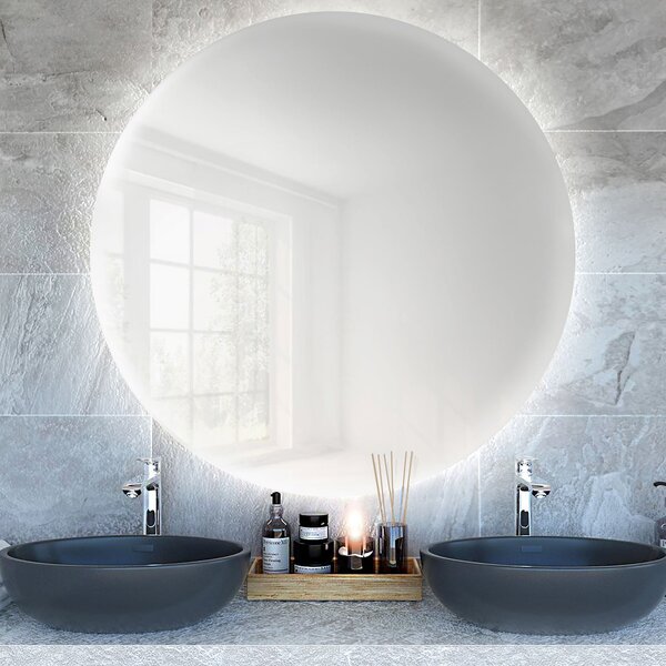 Baltica Design Bright zrcadlo 80x80 cm kulatý s osvětlením 5904107912646