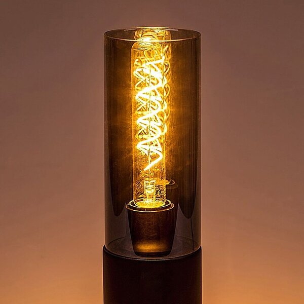 Rabalux Ronno stolní lampa 1x25 W černá-kouřová 74050
