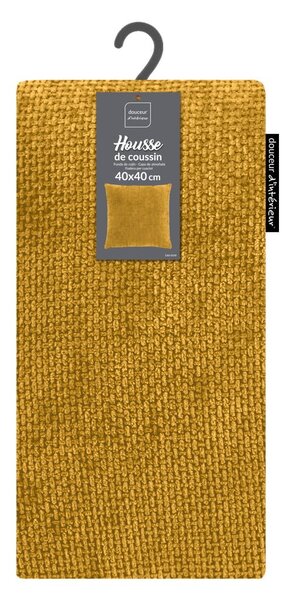 Povlak na polštář z žinylky 40x40 cm Leo – douceur d'intérieur