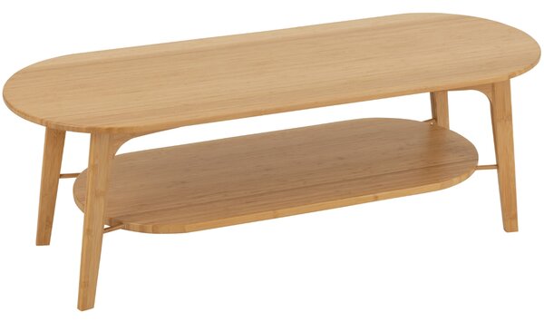Dřevěný konferenční stolek J-line Bamari 120 x 45 cm