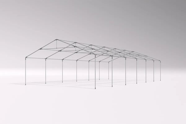 Párty stan 6x12 m STANDARD - ohnivzdorný barva Modro-bílá