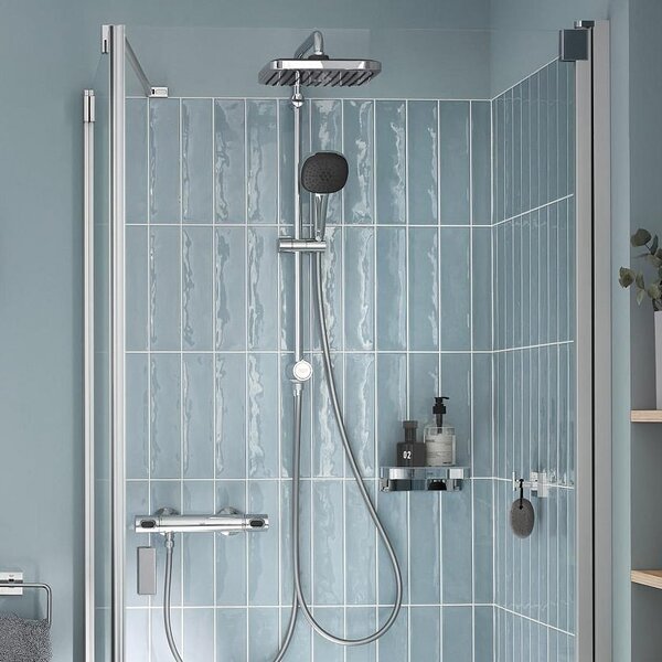Grohe Vitalio Comfort sprchová sada na stěnu s dešťovou sprchou StarLight Chrome 26698001