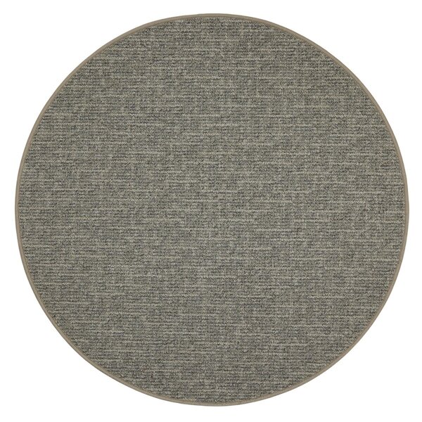 Vopi koberce Kusový koberec Alassio šedobéžový kruh - 300x300 (průměr) kruh cm