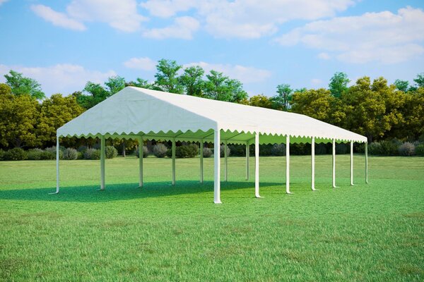 Párty stan 6x12 m STANDARD - ohnivzdorný barva Modro-bílá