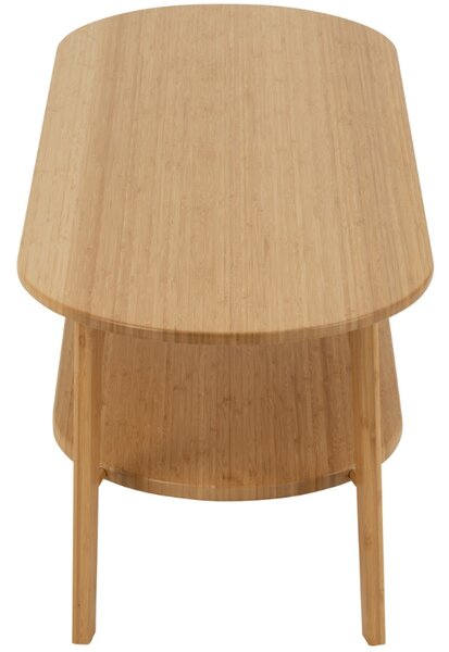 Dřevěný konferenční stolek J-line Bamari 120 x 45 cm