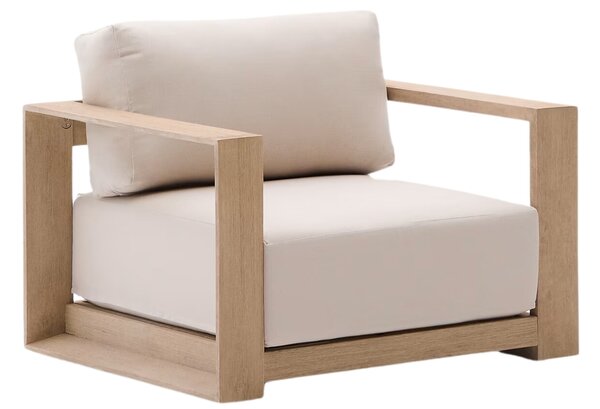 Béžové zahradní křeslo Kave Home Ambra