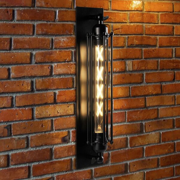 Goldlux Retro nástěnné svítidlo 1x20 W černá 326584