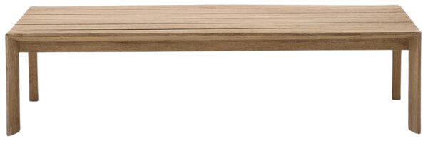 Dřevěný zahradní konferenční stolek Kave Home Ambra 140 x 82,5 cm