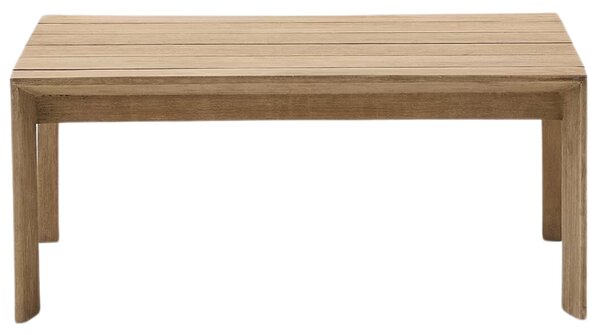 Dřevěný zahradní konferenční stolek Kave Home Ambra 82,5 x 82,5 cm