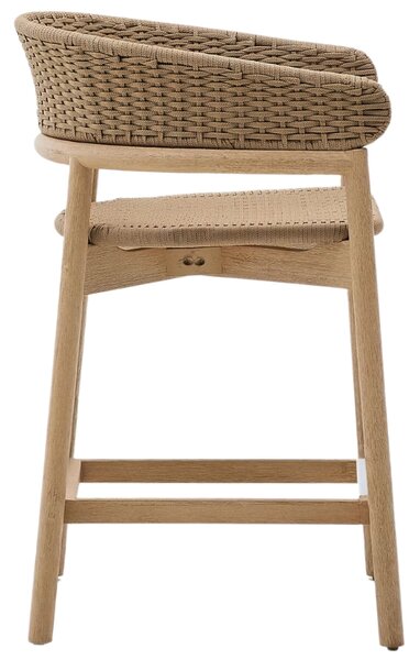 Béžová zahradní barová židle Kave Home Arinella 65 cm