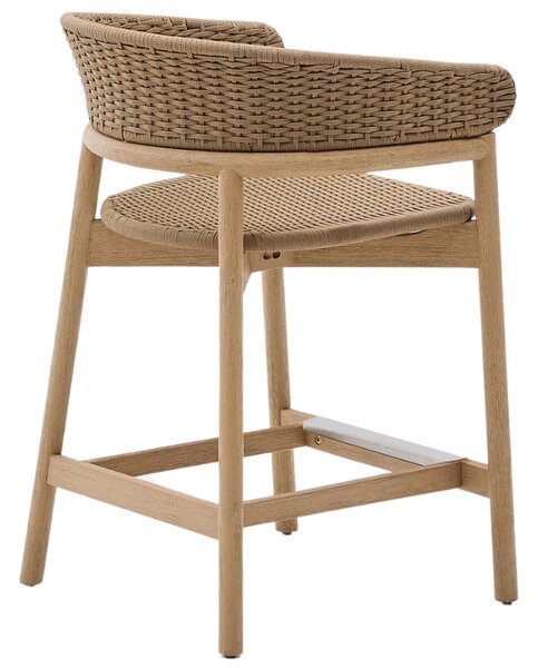 Béžová zahradní barová židle Kave Home Arinella 65 cm