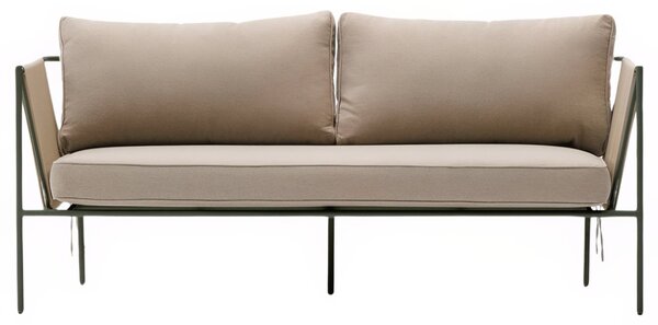 Kave Home Béžovo-zelená zahradní pohovka Zivia 178 cm