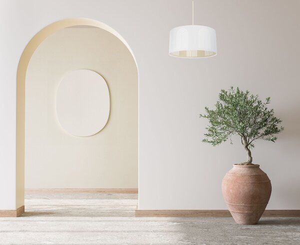 BPS koncept Závěsné svítidlo BOHO auris, 1xE27, ø 40 cm Barva: Béžová