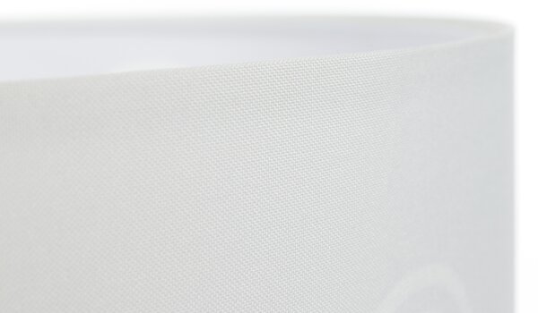 BPS koncept Závěsné svítidlo BOHO auris - bílý ovál, 1xE27, ø 40 cm Barva: Bílá