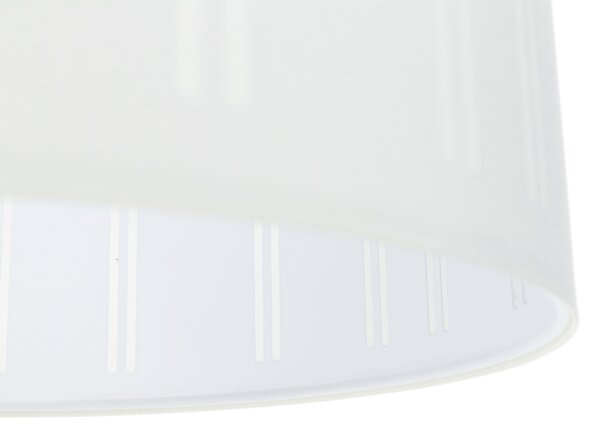 BPS koncept Závěsné svítidlo BOHO auris - bílý ovál, 1xE27, ø 40 cm Barva: Bílá